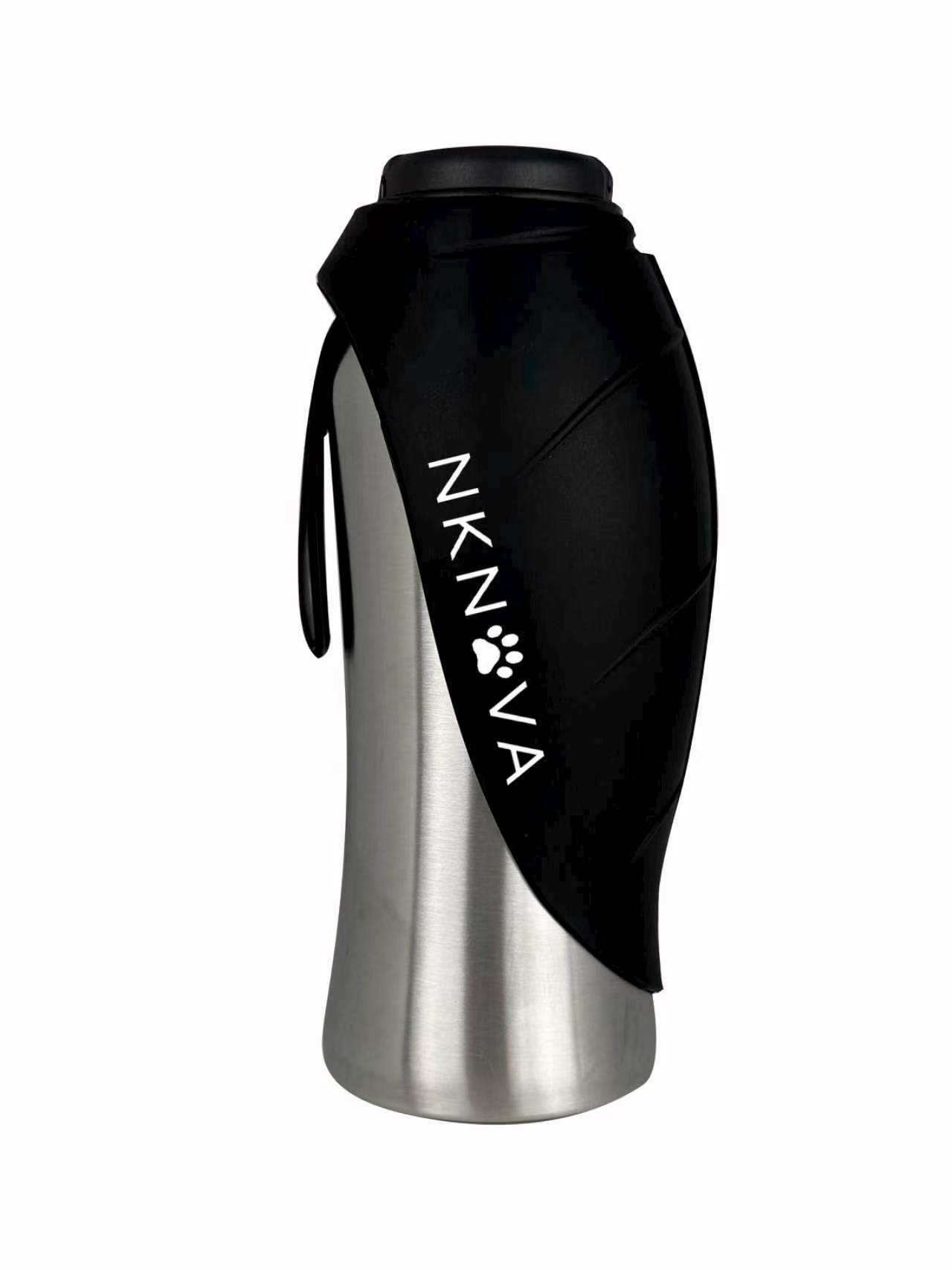 NKNova pet water bottle in Storm Black
