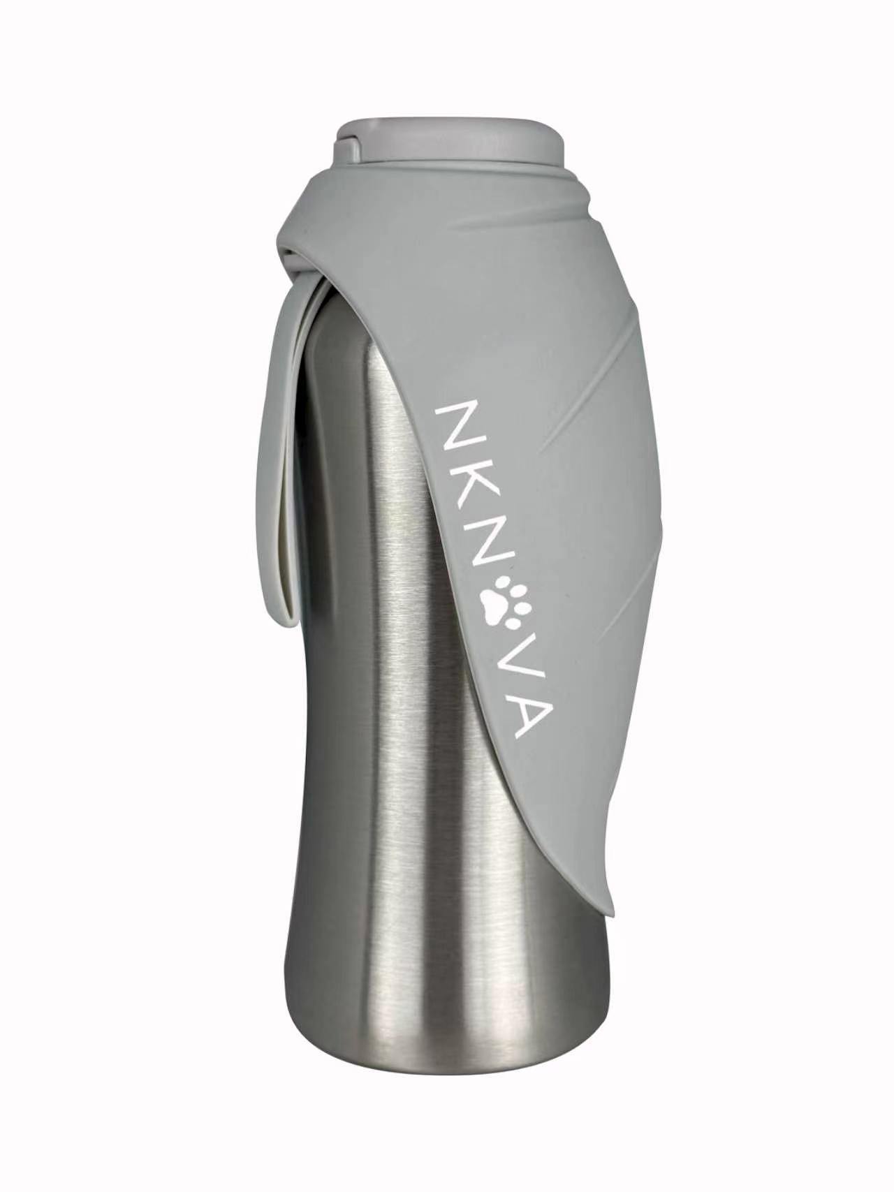 NKNova pet water bottle in Slate Gray